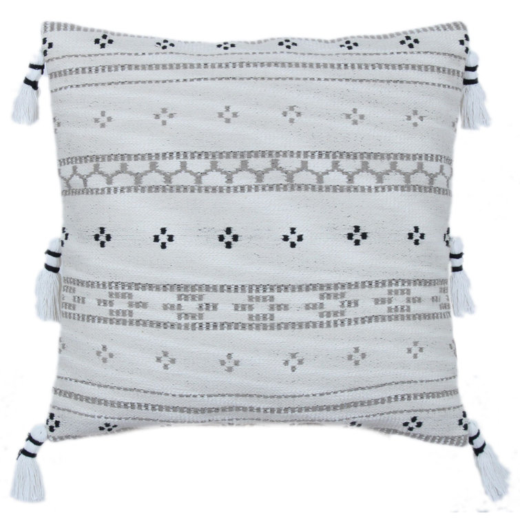 RugSmith Cotton Geometric Throw Pillow Wayfair